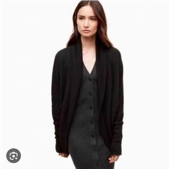 Aritzia Heather Black Diderot Sweater - Picture 7 of 11
